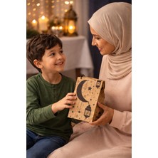 Özbience Kraft Fener Desenli Ramazan ve Bayram Hediye Paketi Ambalaj Kağıdı 20 Adet