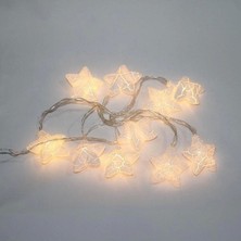 Kyops Zarif Yıldızlı Sıralı LED Işık Dekoratif Lamba Hediyelik ( Lisinya )