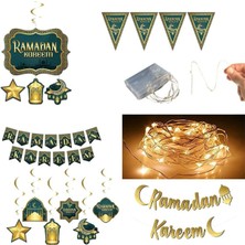 Özbience Ramazan Temalı Süsleme Seti, 6'lı, Kutlama ve Dekorasyon Için Ideal