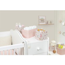 Kyops Baby 3'lü Kullanışlı Çekmece Düzenleyici Çok Amaçlı Organizer Kutu (Pembe) ( Lisinya )