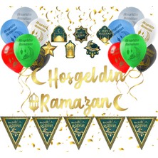 Özbience Ramazan Temalı Süsleme Seti, Şık ve Renkli Dekoratif Parçalar