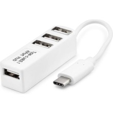 Skygo Type-C Hub 4*usb Beyaz (Telefon Uyumlu) HDX7015