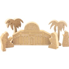 Özbience Ramazan Temalı Mescidi Aksa ve Kabe Süsleme Seti, Ramazan Dekorasyonu