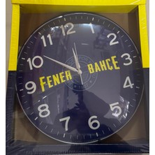 Kyops Duvar Saati  Lacivert Sarı