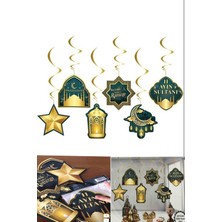 Özbience 6'lı Tavan Süs Ramazan Bayramı Hoşgeldin Ya Şehri Iftar Dekorasyonu