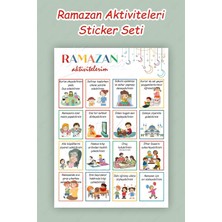 Özbience Ramazan Temalı Çocuk Etkinlik Panosu ve Yıldızlı Sticker Dekorasyon