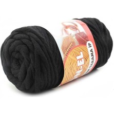 NessiWorld Pamuk Makrome 4 mm Ip Siyah