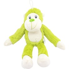 Hatıra Kutusu Peluş Maymun 40 cm - Yumuşak Peluş - G5501 - Yeşil (Lisinya)
