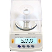 Hatıra Kutusu DJ602A Kefeli Hassas Terazi 3000 G Kapasiteli, 0.01 G Hassasiyetle Profesyonel Ölçüm ( Lisinya )