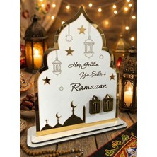 Özbience 30 Gün Ramazan Takvimi, Standlı Mdf ve Pleksi ile Şık Tasarım