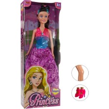 Hatıra Kutusu Prenses Bebek 30 cm - 66774 -3 - Mor  (Lisinya)