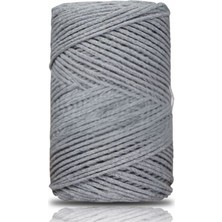 NessiWorld Pamuk Makrome 2 mm Gri