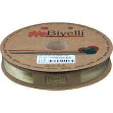 NessiWorld Biye Saten Katlı 044 Yağ Rengi 2 cm 25 Metre %100 Polyester