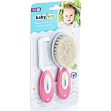NessiWorld Doğal Kıl Fırça Tarak Seti 519 Pembe