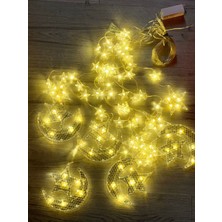 Özbience 3 Metre En 50 cm Boy Şeffaf Kablo Animasyonlu Günüışığı Perde Işık