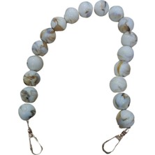 NessiWorld Çanta Askısı 40 cm Akrilik Yuvarlak Krem