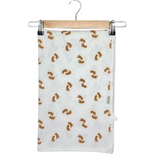 NessiWorld Raporlu Ayak Izi Desenli Bebek Battaniyesi – 12 Ay – Uni