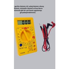 Astraltech Çok Fonksiyonlu Dijital Multimetre Elektrik Test Cihazı