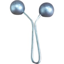 NessiWorld Eşarp Klipsi Top Model Düz Mint 1 Adet