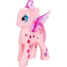 Hatıra Kutusu Işıltılı Pony Figür - Işıklı Figür - Pembe (Lisinya)