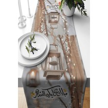 Özbience Ramazan Fenerli Leke Tutmaz Kumaş Masa Dekorasyonu, Salon ve Mutfak Için