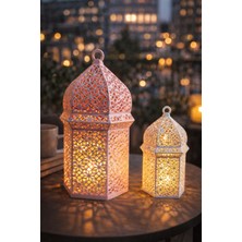 Özbience Şık Ramazan Feneri Mumluk Seti, Salon ve Bahçe Dekorasyonu Için