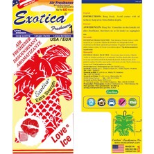 Exotica Fresheners Palm Tree Love Ice Oto Asma Koku (Made In Usa)