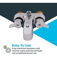 Skygo Ez-Flo 11129 Add-On Shower Diverter Bathcock Polished Chrome