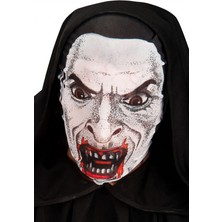 Hatıra Kutusu Kafaya Tam Geçmeli Bez Vampir Maskesi - Streç Korku Maskesi - 3D Baskılı Maske Model 2 - Lisinya
