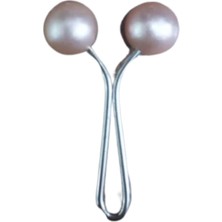 NessiWorld Eşarp Klipsi Top Model Düz Somon 1 Adet