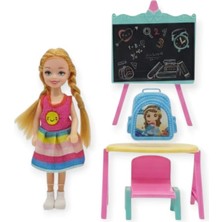 Hatıra Kutusu Öğrenme Zamanı - Okul Oyun Seti - A8-21 - Sarışın (Lisinya)