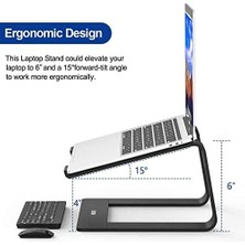 Skygo M5 Alüminyum Ergonomik Katlanır Bilgisayar Standı Bilgisayar Yükseltici 10 –17 Inç