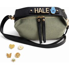 Sevgiliye Hediye Kişiye Özel Isimli Archi El ve Omuz Çantası | Kadın Şık Günlük Çanta | Altın Harfli Tasarım