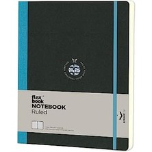 Skygo 61 Esnek Notebook 17X24 Turkuaz Şerit Çizgili 192 Sayfa 85GR