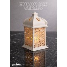 Özbience Islami Desenli Dekoratif Masa Feneri, Şık Ev ve Ofis Aksesuarı