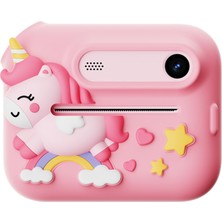 Yellowtech Unicorn Tasarımlı Çocuk Dijital Fotoğraf Makinesi – 2.4” HD Ekran, Oyunlu, MP3, Yazıcılı