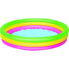 Hatıra Kutusu Havuz Şişirilebilir Zemin 3 Bölmeli 152X30 cm - 51103 (Lisinya)