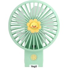 Urfakent Şarjlı Katlanabilir El Fanı 3 Kademe Güçlü Pervane Fan Renkli