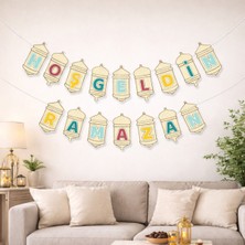 Özbience Ramazan Temalı Fener Dekoratif Süsleme, Ev ve Cami Için Şık Tasarım