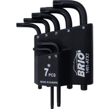 Skygo Brio Allen Anahtar Seti Torx Kısa 7 Parça T10-T40