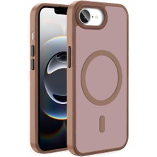 Ceponya iPhone 16E Kılıf Mat Arka Yüzey Wireless Şarj Özellikli Sio Magsafe Kapak