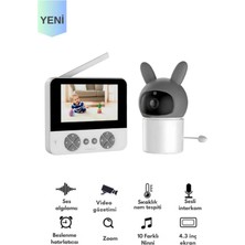 Hatıra Kutusu Bebek Kamerası Kumandalı Monitörlü Karşılıklı Konuşma Özellikli , Hatırlatıcılı Ip Bebek Kamerası - Lisinya