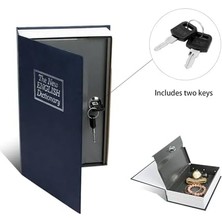 Skygo Kitap Modeli Kilitli Kasa – Kumbara Küçük - 114 x 80 x 45 mm