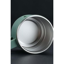 Skygo Paslanmaz Çelik Termos 3 Bardaklı Termos Seti Özel Kutulu Vakumlu Termos Set Çok Renkli Yeşil