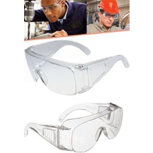 Skygo Klasik Çapak Gözlüğü Şeffaf Göz Koruyucu Gözlük 1410