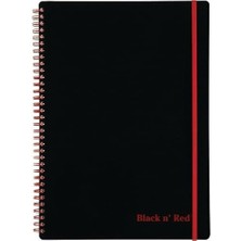 Skygo N' Red Dizüstü Bilgisayar, Dayanıklı Poli Kapak, Premium Optik Kağıt, Scribzee Uygulaması Uyumlu, Çevre Dostu, Spiral Cilt, 11-3/4" x 8-1/4", 70 Çift Taraflı Çizgili Levha, Güvenli Bungee