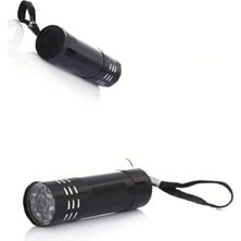 Skygo 2 Adet Usin Mini Gece Yürüyüş El Feneri, 2'li Set, Çok Renkli, Pilli, Deprem Çantası ve Kamp Için, Aaa Pil Uyumlu