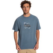 Quiksilver Orbit Erkek Mavi Tişört