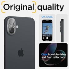 Skygo 16/16 Plus ile Uyumlu Kamera Lens Camı Koruyucu Glas.tr Optik (2 Adet) Crystal Clear - AGL07923