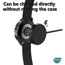 Skygo Galaxy 5 44MM Için Kılıf 360 Full Round Soft Silicone Şeffaf [galaxy 5 44MM ile Uyumlu Kılıf - Şeffaf]